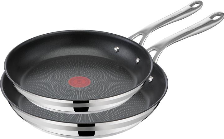 Tefal Jamie Oliver Cook Smart pan set (24/28 cm) (28 cm, Frying pan, Pan set + pot set, Stainless steel)