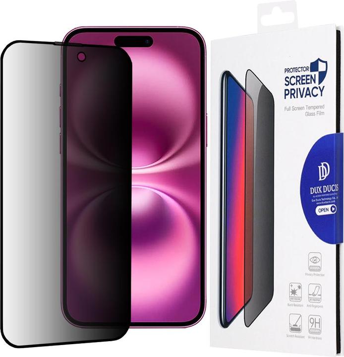 Image du produit Dux Ducis Verre blindé Privacy (1 pièce(s), Apple iPhone 16 Plus)