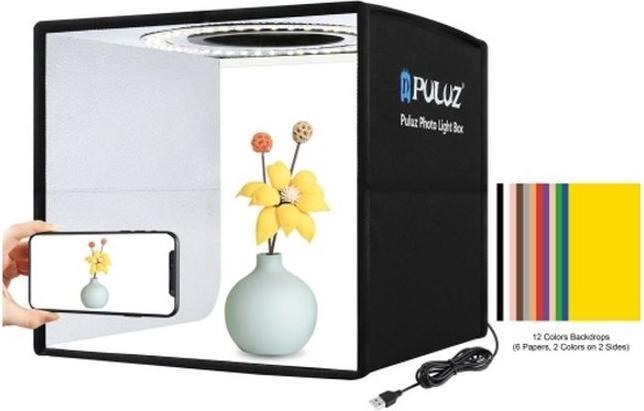 Actual product image Puluz Portable Photo Studio (Further accessories)