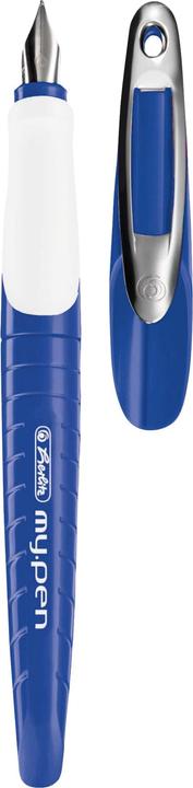 Produktbild Herlitz Schulfüllhalter my.pen L-Feder /weiss (Blau/weiss, 1 x)