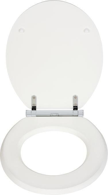 Produktbild Wenko WC-Sitz Morra weiss matt MDF
