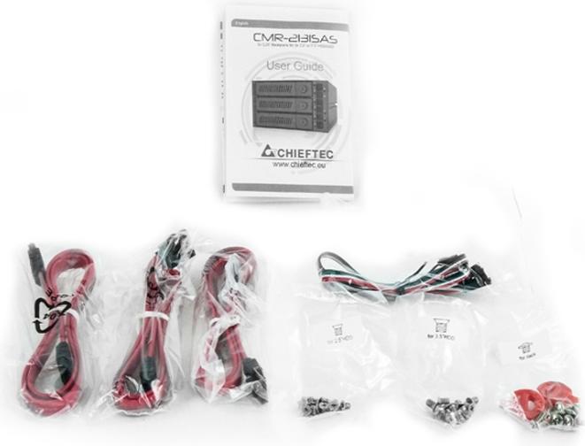 Actual product image Chieftec CMR-2131SAS - Enclosure for storage drives - 2.5" / 3.5" shared (6.4