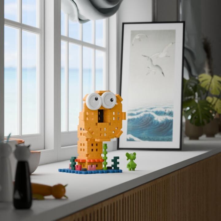Actual product image Marioinex Mini-Waffel 60 Stück Diplodocus Drache und Meeresnixe