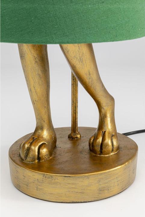 Produktbild Kare Design Tischleuchte Animal Rabbit Gold/Grün 68cm (E14)