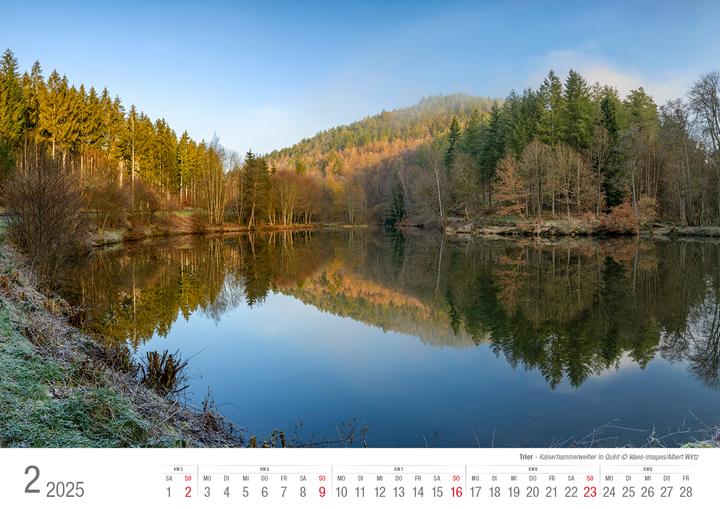 Actual product image Trier 2025 picture calendar A3 spiral binding (A3, Hardcover, German)