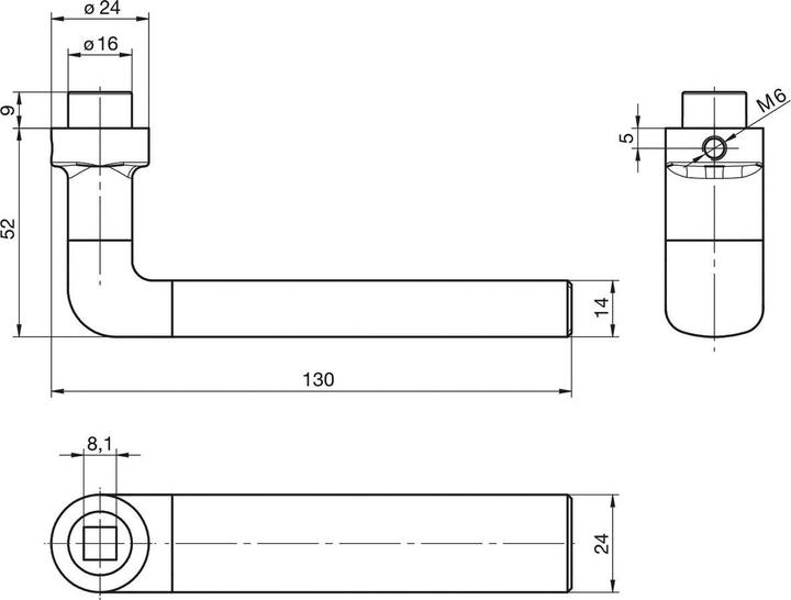 Produktbild Mega Türdrücker 32.611 (Türgriff)