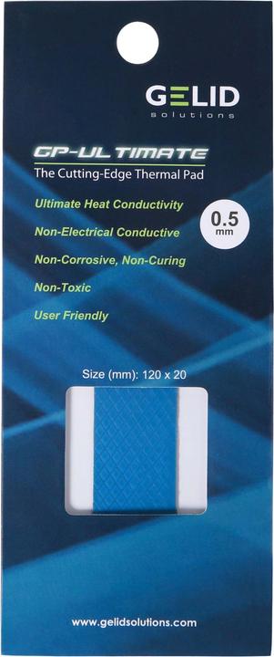 Actual product image Gelid Solutions TP-GP04-R-D Thermal Paste Thermal Pads (2 mm)