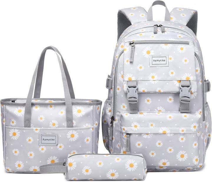 Aamytike Schulrucksack-Set mit Lunchpaket