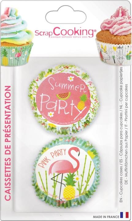 Produktbild ScrapCooking Cupcake Papierförmchen "Summer", 36 Stk. Ø 5/8 cm, H: 3 cm (5 cm)