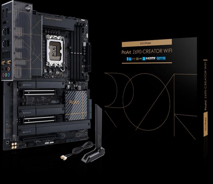 Produktbild ASUS ProArt Z690-Creator Wifi (LGA 1700, Intel Z690 (DDR5), ATX)