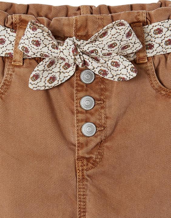 Immagine prodotto Vertbaudet Pantaloni a sacchetto da bambina con cintura in tessuto (158)