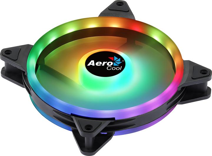 Image du produit AeroCool Duo 14 Boîtier d'ordinateur Ventilateur 14 cm Noir (140 mm, 1 x)