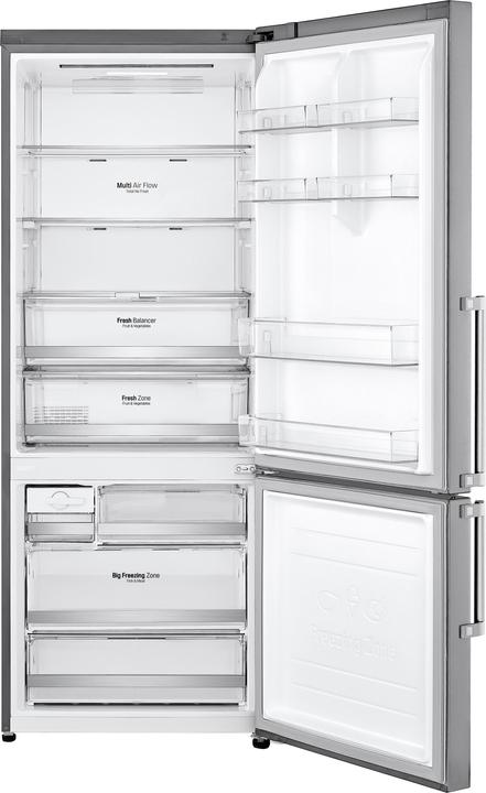Immagine prodotto LG GBB569NSAGB Frigorifero combinato 70cm, Classe D, 462L, Wi-Fi, No frost, Grigio (462 l)