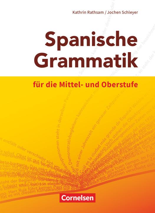 Produktbild Spanische Grammatik für die Mittel- und Oberstufe (Deutsch, Jochen Schleyer, 2014)
