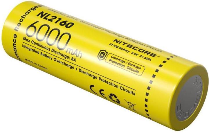Actual product image Nitecore NL2160 (1 pcs., 21700, 6000 mAh)