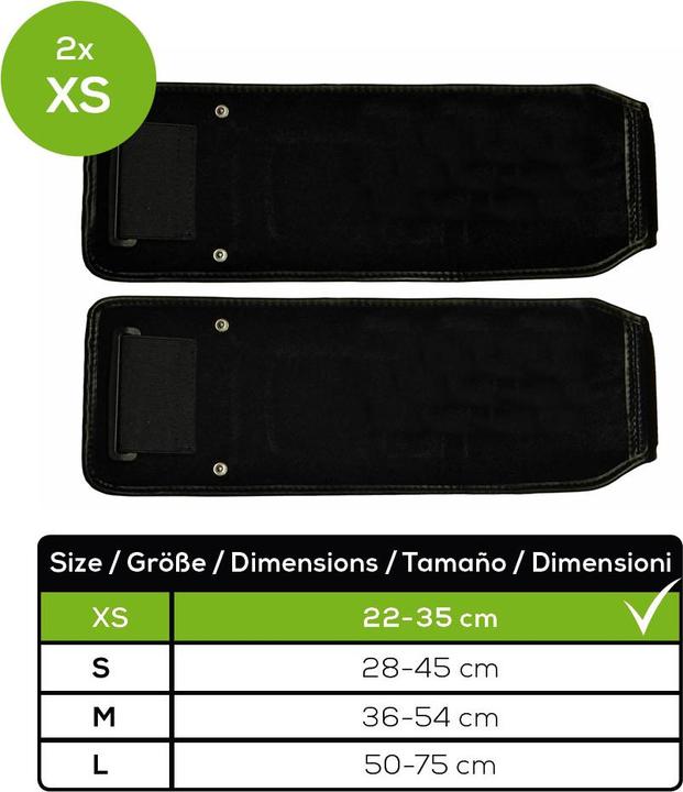 Actual product image Beurer 2 EMS cuffs size XS for homeSTUDIO muscle stimulation device