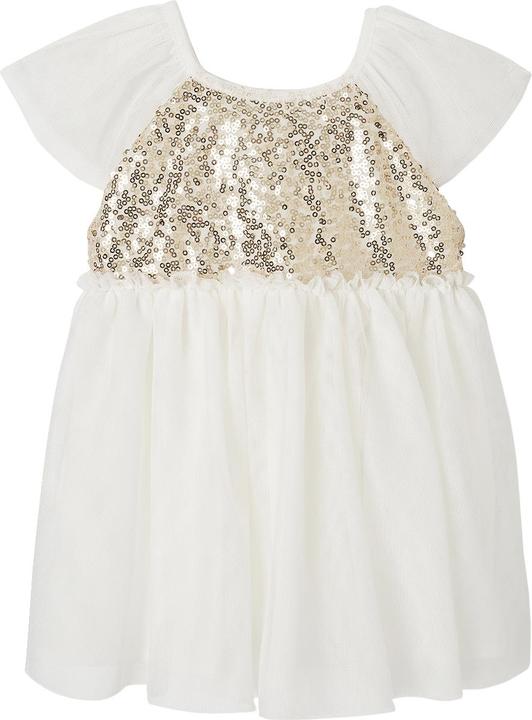 Produktbild Vertbaudet Kurzärmeliges Mädchen Festkleid mit Pailletten (74)