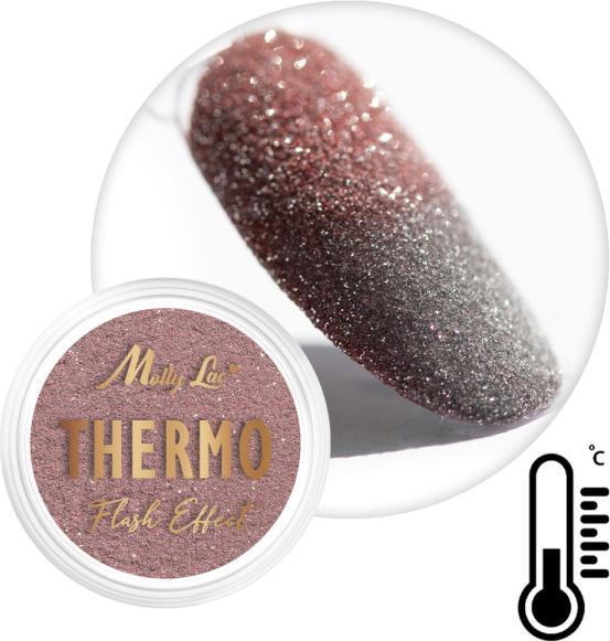 Image du produit Molly Lac Nail Art Thermo Flash Effect Rose Taupe/Gris
