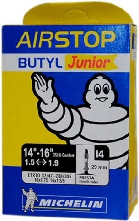 Actual product image Michelin AIRSTOP Butyl 14" et 16" Presta 29mm (Presta (SV), 29", 29 mm)