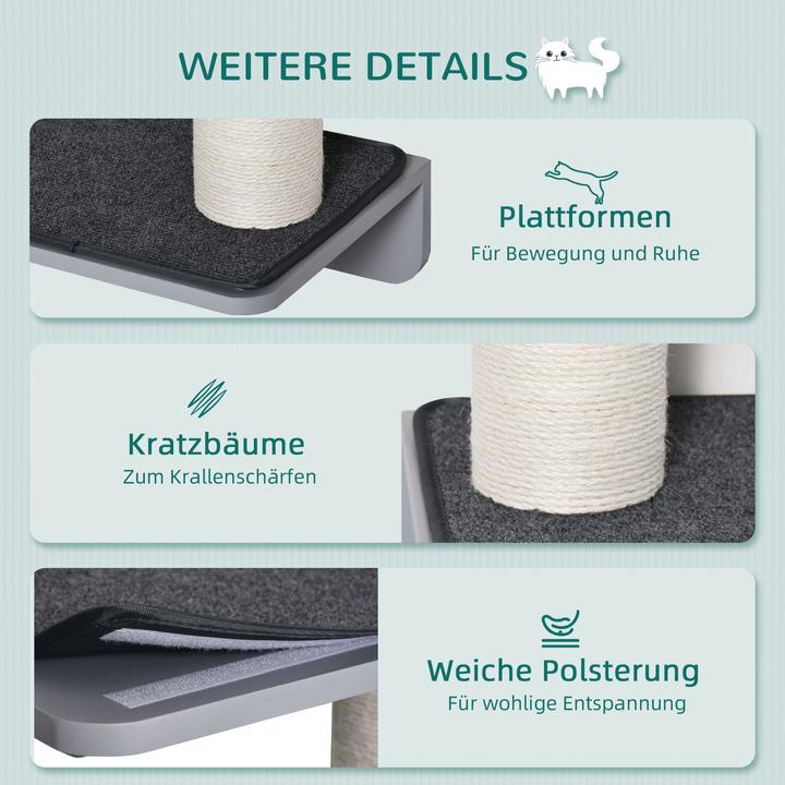 Produktbild Jamb Wandkratzbaum (137 cm, Hellgrau+Beige)