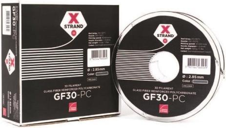 Actual product image Basf Ultrafuse - PC GF30 - Black - 2.85mm (PC, 2.85 mm, 1 g, Black)