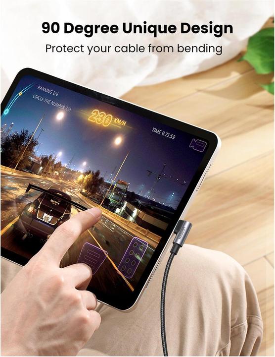 Actual product image Ugreen USB C – USB C (1 m, USB 2.0)