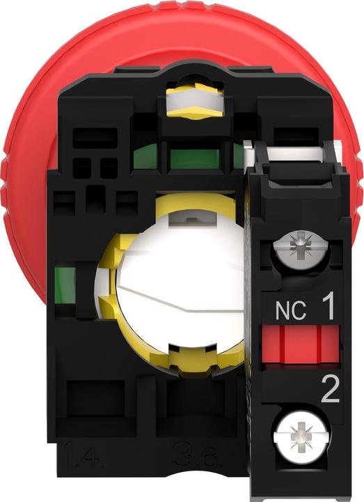 Immagine prodotto Schneider Electric Arresto d'emergenza 40mm chiave rosso 1NC
