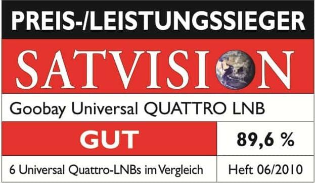 Produktbild Goobay Universal Quattro LNB (Quattro LNB, 40mm)
