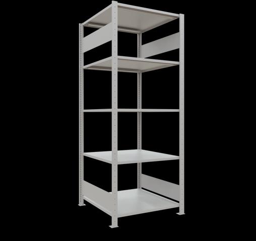 Immagine prodotto Schulte Lagertechnik Sistema di scaffalature di base senza viti MULTIplus150 con ripiani di lunghezza