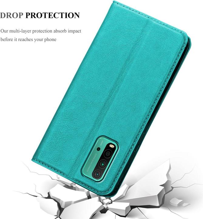 Produktbild Cadorabo Book Invis. Magnet Hülle (Xiaomi Redmi 9T, Xiaomi Poco M3)