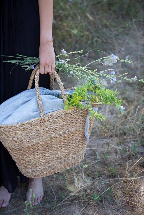 Produktbild Kimood Handgeflochtene Korbtasche