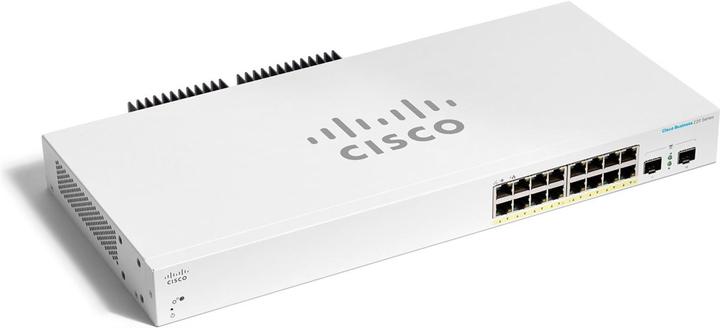 Image du produit Cisco PoE+ Switch CBS220-16P-2G 18 Port (18 Ports)