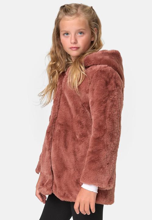 Image du produit Urban Classics Manteau à capuche en peluche pour filles (146, 152)