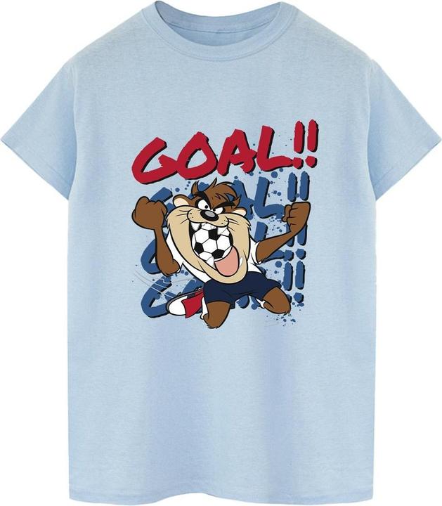 Actual product image Looney Tunes Mens Taz Goal Goal Goal T-Shirt (XL)