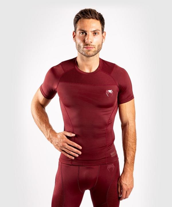 Venum G-Fit Rashguard - Short Sleeves - Bordeaux (S)