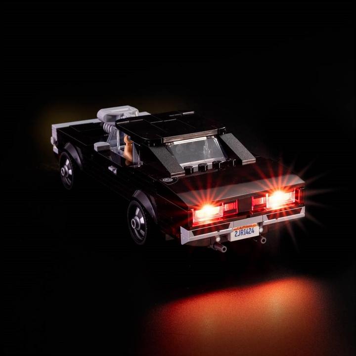 Actual product image Light my bricks LED Light Set for LEGO Speed Champions 1970 Dodge Charger R/T