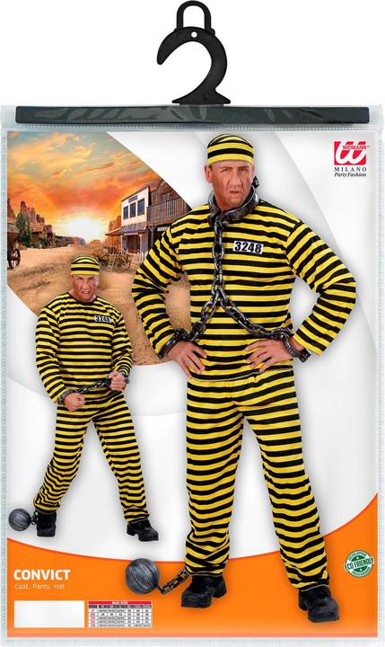 Image du produit Widmann HÄFTLING jaune/noir (haut,pantalon, casquette), S (S)