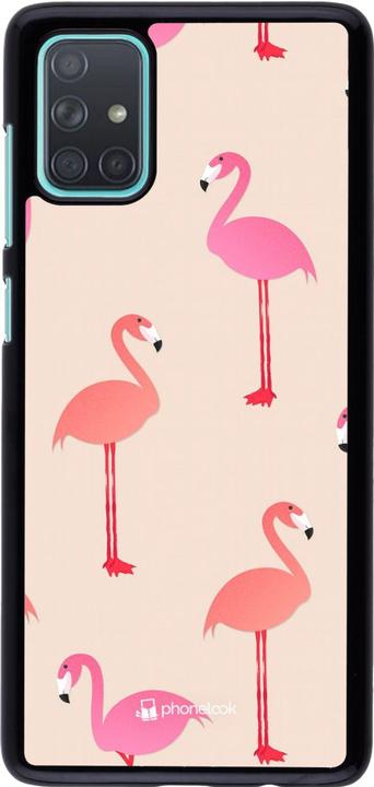 Produktbild PhoneLook Hülle Pink Flamingos Pattern (Samsung Galaxy A71)