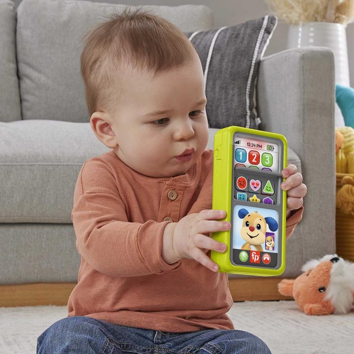 Actual product image Fisher-Price Fisher Price Learning Fun 2-in-1 Slide to Learn Smartphone (German)