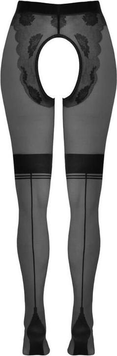 Actual product image Cottelli Collection Crotchless pantyhose (4)