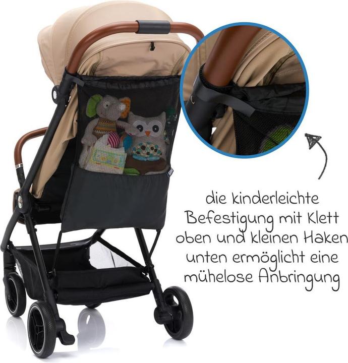 Produktbild Fillikid Kinderwagentaschen Taschennetz für Kinderwagen & Buggys - S