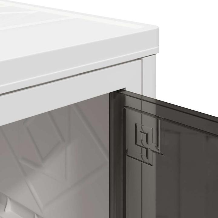 Immagine prodotto VidaXL Contenitore con ruote Impilabile a 2 livelli 75 L 65 x 40 x 76 cm (65 x 40 x 76 cm, 75 l)