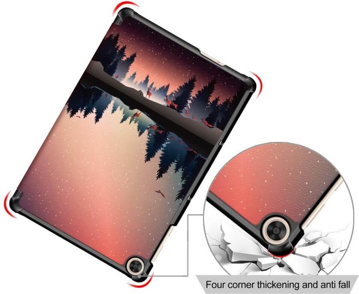 Actual product image Cover-Discount Huawei MatePad T10/T10s - Tri-fold Smart Case Forest (MatePad T10, MatePad T10s)