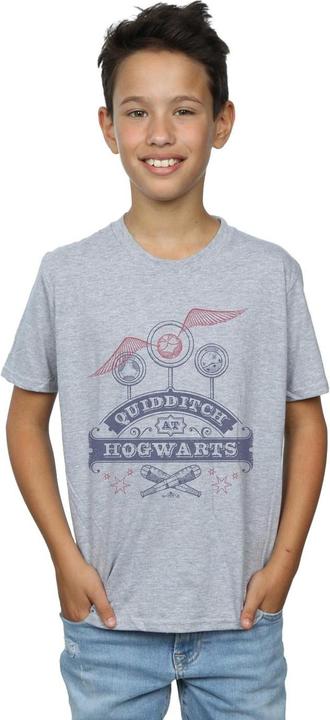 Actual product image Boys Quidditch At Hogwarts T-Shirt (140, 146)