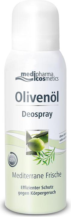 Medipharma cosmetici Olio d'oliva Deospray Freschezza Mediterranea, soluzione da 125 ml (Getto vaporizzato, 125 ml)
