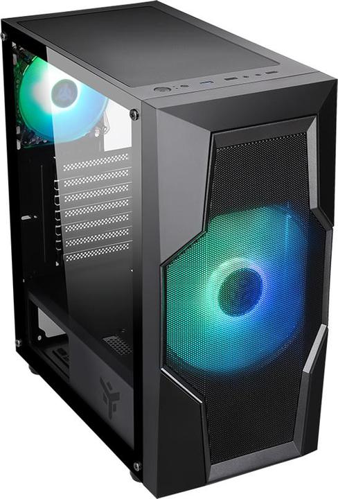 Produktbild Itek Boitier Moyen Tour ATX Oxygene RGB avec panneau vitré (Noir) (ATX, ITX, mATX)