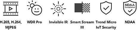 Actual product image Vivotek FD9166-HN(2.8MM) (1920 x 1080 Pixels)