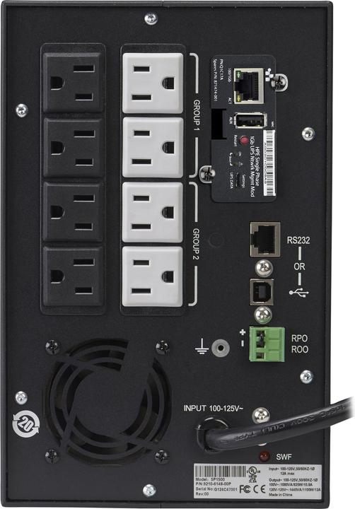 Produktbild HPE T1500 G5 Usv (1500 VA, 1050 W, Line-Interaktiv USV)