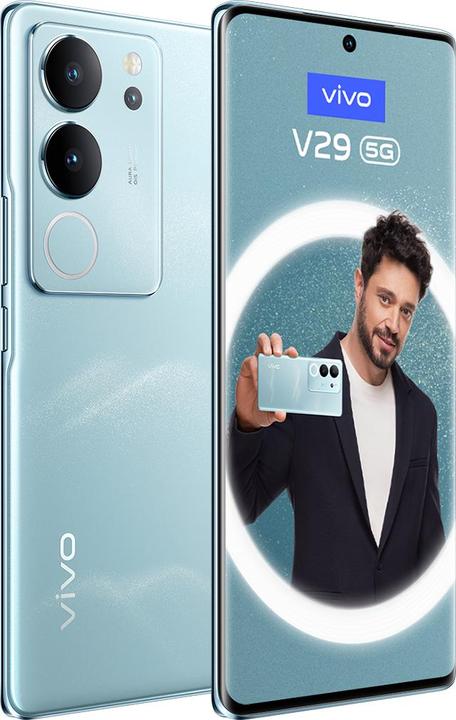 Vivo V29 8+256 GB blue (256 GB, Peak blue, 6.78", Dual SIM, 50 Mpx, 5G)