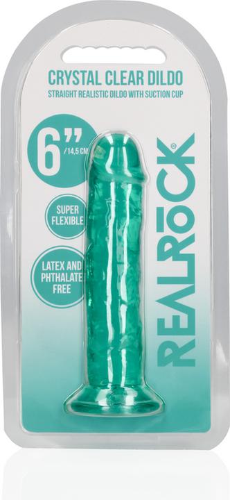 Produktbild RealRock Straight Realistic Dildo with Suction Cup - 6" / 14,5
